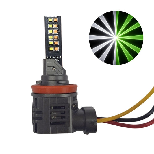 InfinityBEAM Replacement H11 Bulb Dual Color Green to White