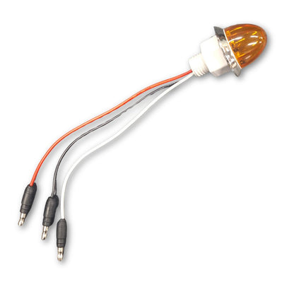 LOADED Series Mini Starburst Amber Dual Function 1 1/8" LED with Amber Lens