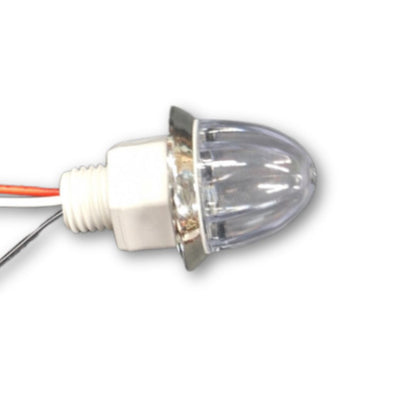 LOADED Series Mini Starburst Amber Dual Function 1 1/8" LED with Clear Lens