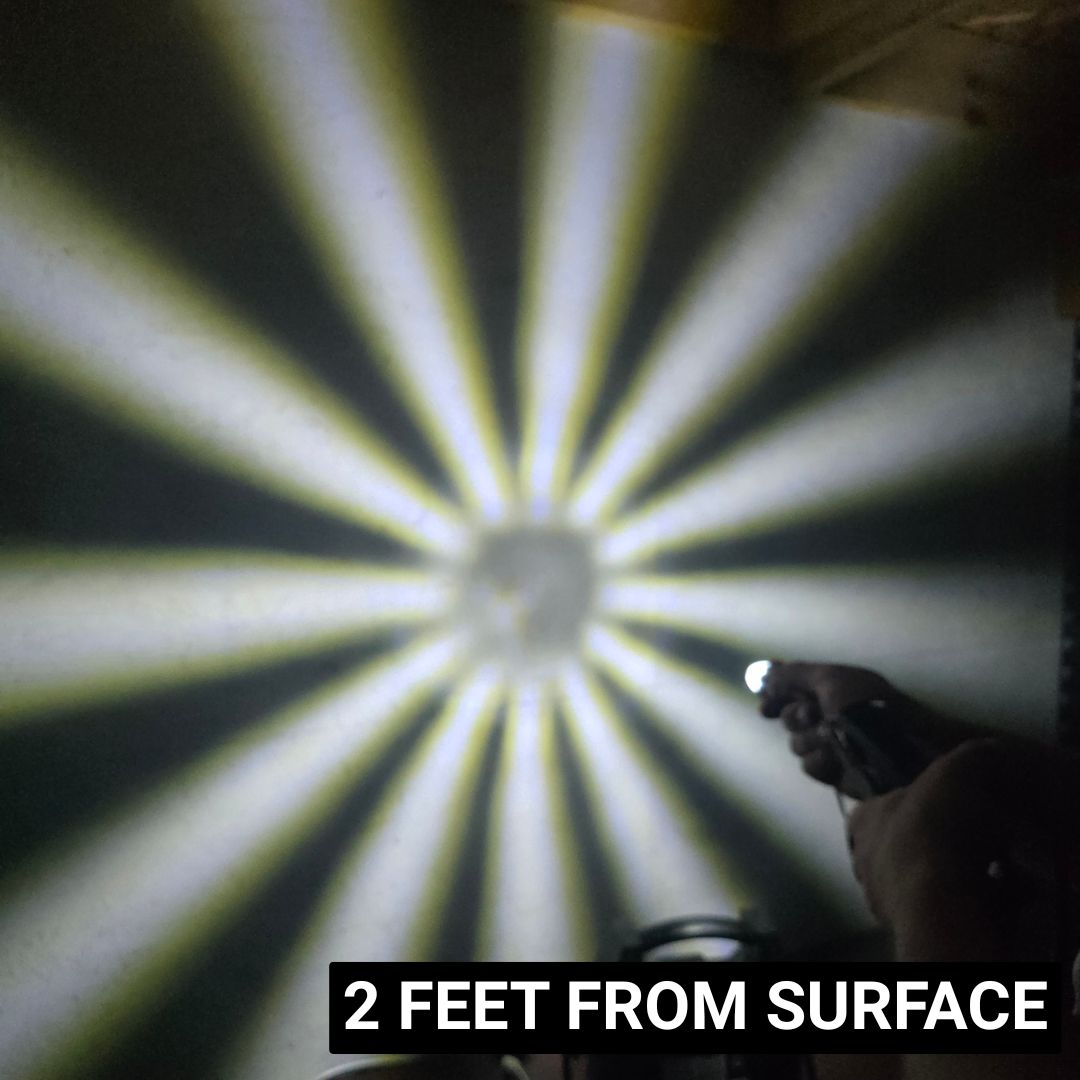 LOADED Series Mini Starburst Dual-Color Amber to White 1 1/8" LED with Clear Lens