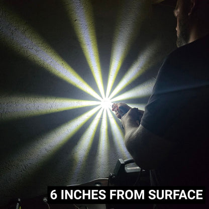 LOADED Series Mini Starburst Dual-Color Amber to White 1 1/8" LED with Clear Lens