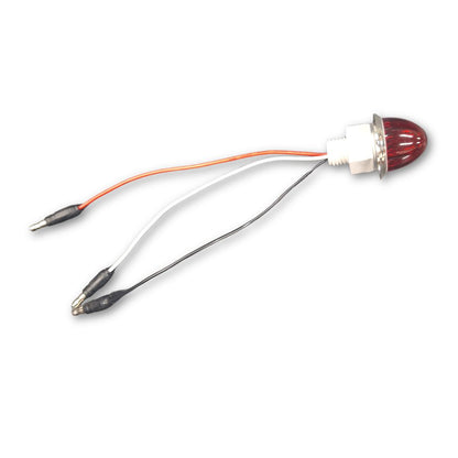 LOADED Series Mini Starburst Red Dual Function 1 1/8" LED with Red Lens