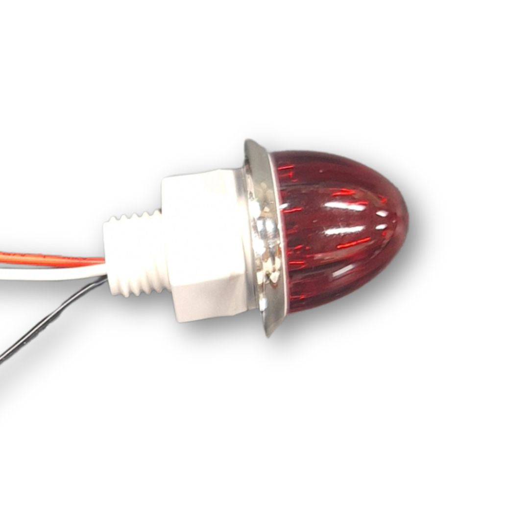 LOADED Series Mini Starburst Red Dual Function 1 1/8" LED with Red Lens