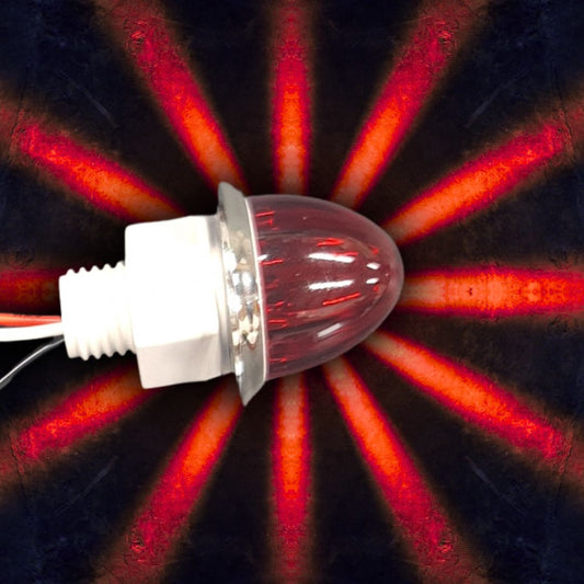 LOADED Series Mini Starburst Red Dual Function 1 1/8" LED with Red Lens