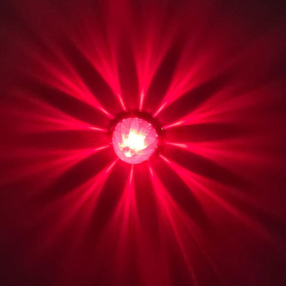 LOADED Series Mini Starburst Red Dual Function 1 1/8" LED with Red Lens