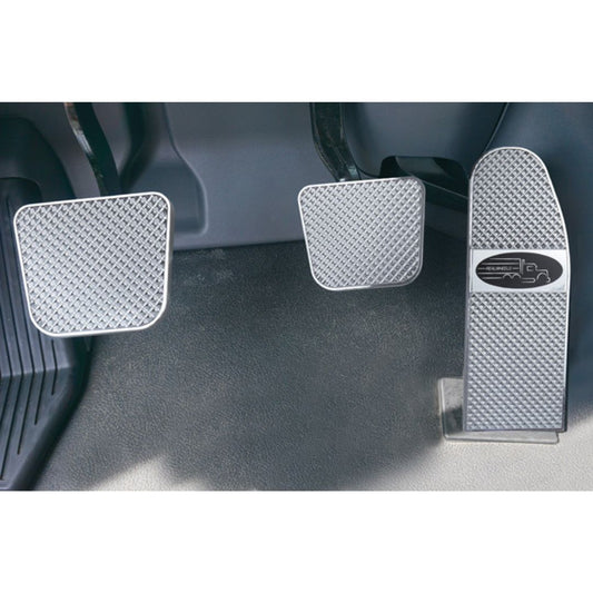 Peterbilt 567, 579, 587, 589 2014 and Newer Pyramid Diamond Fine-Cut Billet Pedal Set