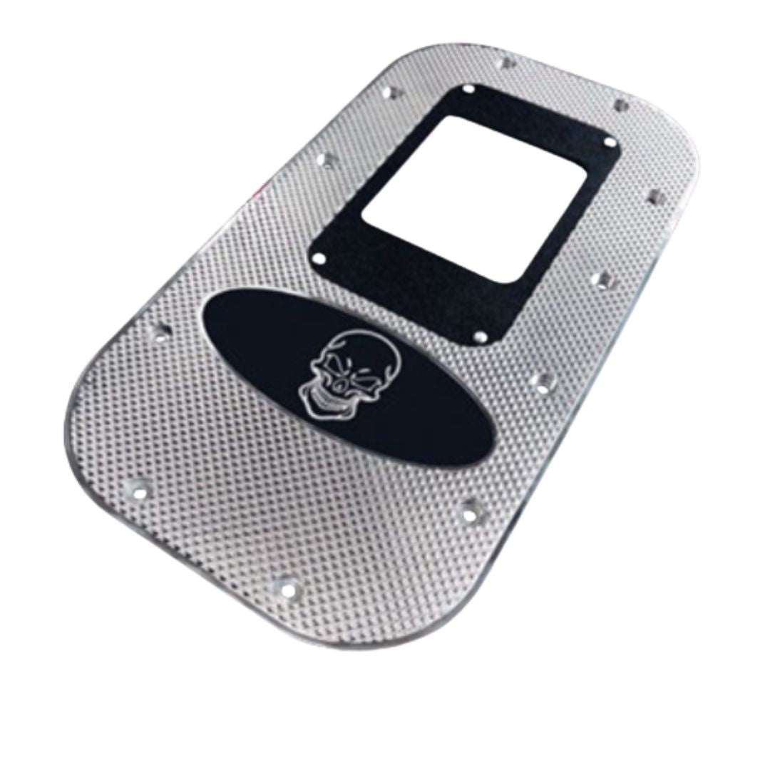 Peterbilt and Kenworth Pyramid Diamond Fine-Cut Billet Universal Shifter Floor Plate