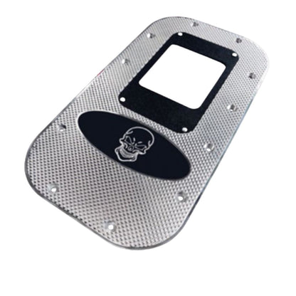 Peterbilt and Kenworth Pyramid Diamond Fine-Cut Billet Universal Shifter Floor Plate