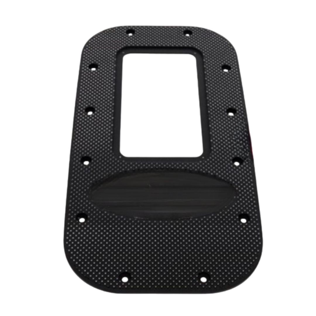 Peterbilt and Kenworth Black Diamond Fine-Cut Billet Universal Shifter Floor Plate