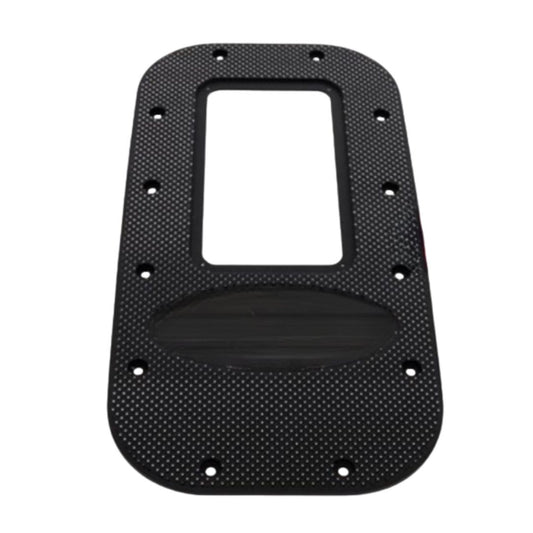 Peterbilt and Kenworth Black Diamond Fine-Cut Billet Universal Shifter Floor Plate