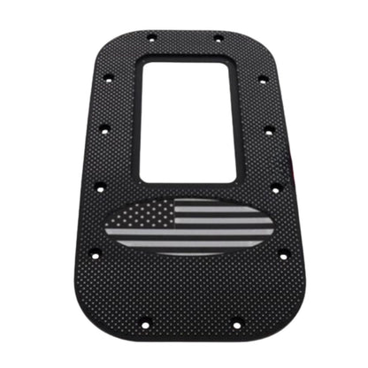 Peterbilt and Kenworth Black Diamond Fine-Cut Billet Universal Shifter Floor Plate