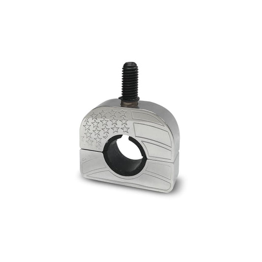 American Flag Billet Aluminum Steering Wheel Spinner Clamp