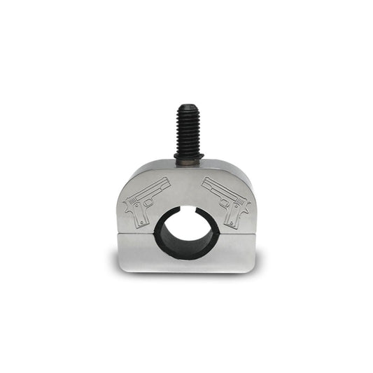 Dual Pistol Billet Aluminum Steering Wheel Spinner Clamp