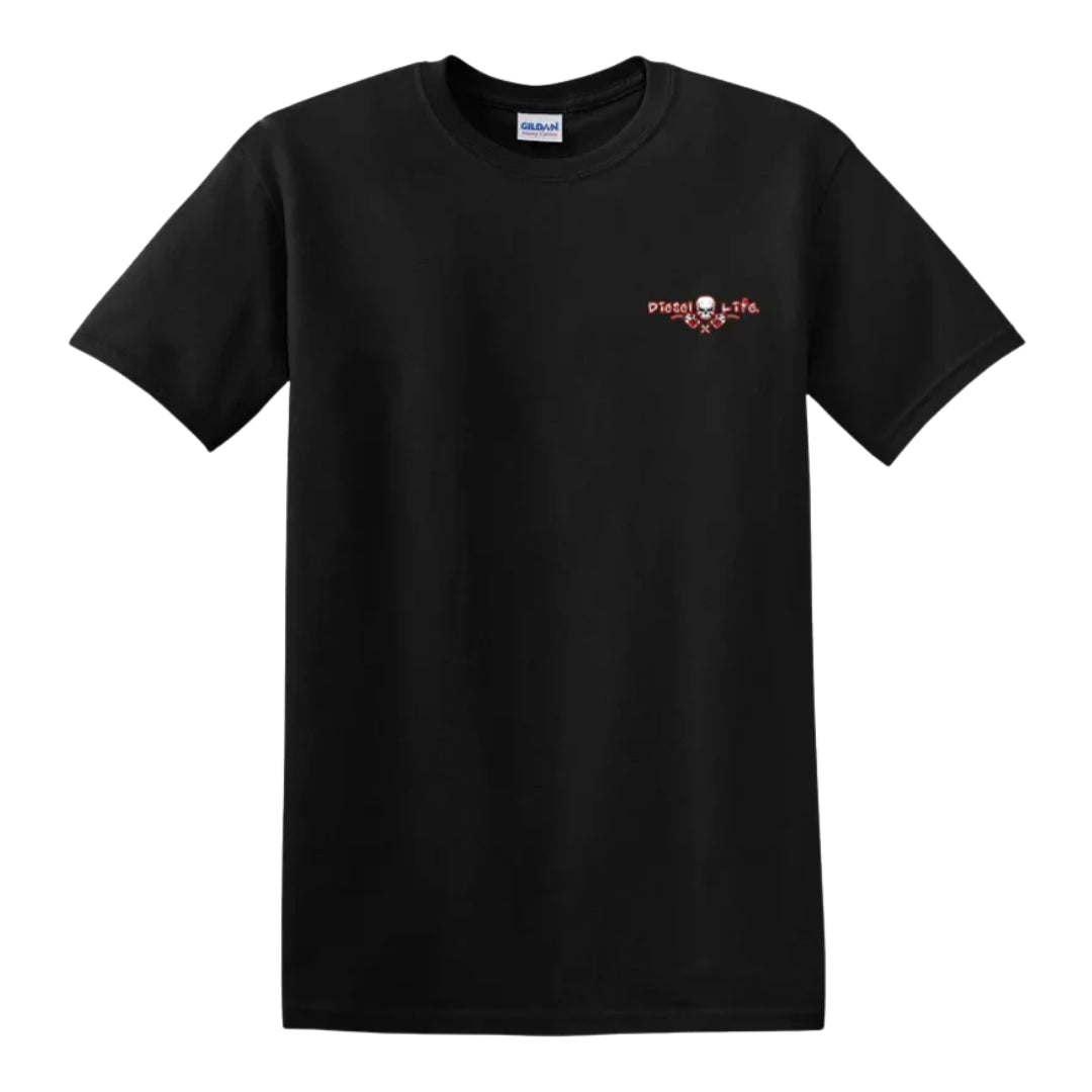 Diesel Life American Flag Skull T-Shirt