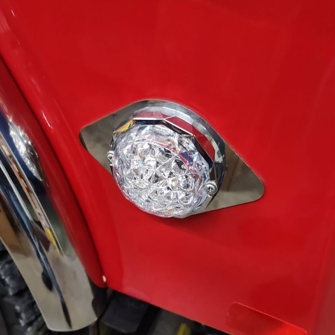 Diamond Shape Watermelon Light Accent Plate