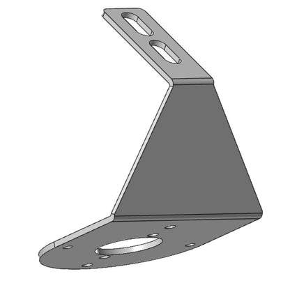 Heavy Duty Stainless Steel 45 Degree Mirror Bracket With 1 Watermelon Light Hole