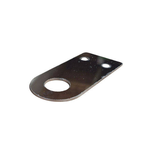 Stainless Steel Flat Light Bracket with One 3/4" Mounting Hole